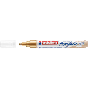 edding 4-5100924  5100 Acrylmarker medium reichgold