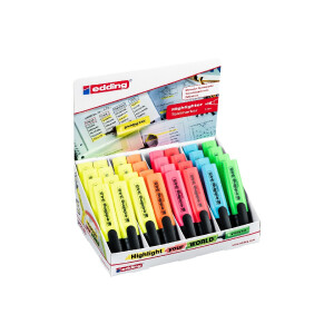 edding 4-51680  345 Textmarker 32er-Display sortiert