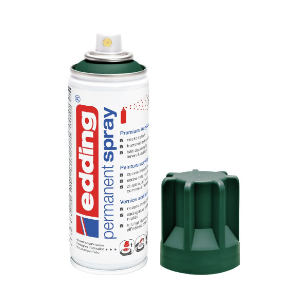 edding 4-5200904  5200 Permanentspray Premium Acryllack moosgrün matt DE-FR-IT