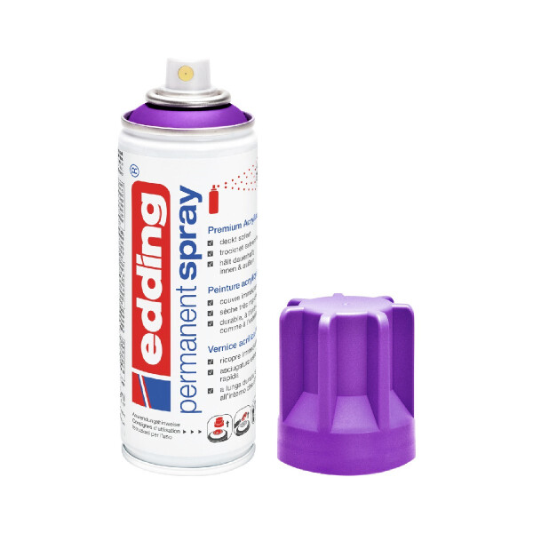 edding 4-5200910  5200 Permanentspray Premium Acryllack beere matt DE-FR-IT
