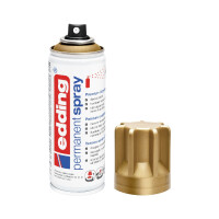 edding 4-5200924  5200 Permanentspray Premium Acryllack reichgold matt DE-FR-IT