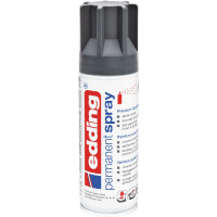 edding 4-5200926  5200 Permanentspray Premium Acryllack anthrazit matt DE-FR-IT
