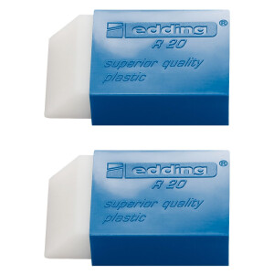 edding R 20 Radierer 2er-Blister 4-R20-2-1