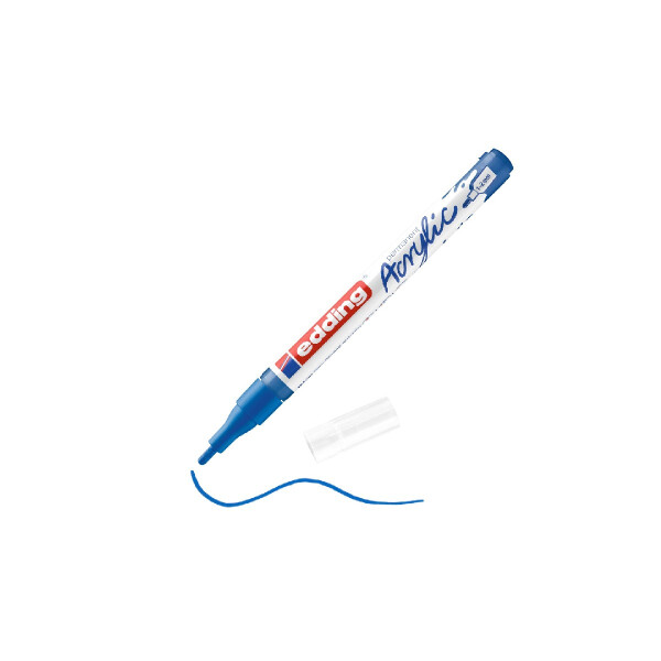 edding 4-5300903  5300 Acrylmarker fein enzianblau