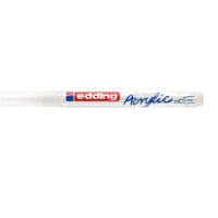 edding 4-5300922  5300 Acrylmarker fein verkehrsweiß