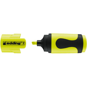edding 7 Mini Textmarker 10er-Polybeutel neongelb 4-7-10065