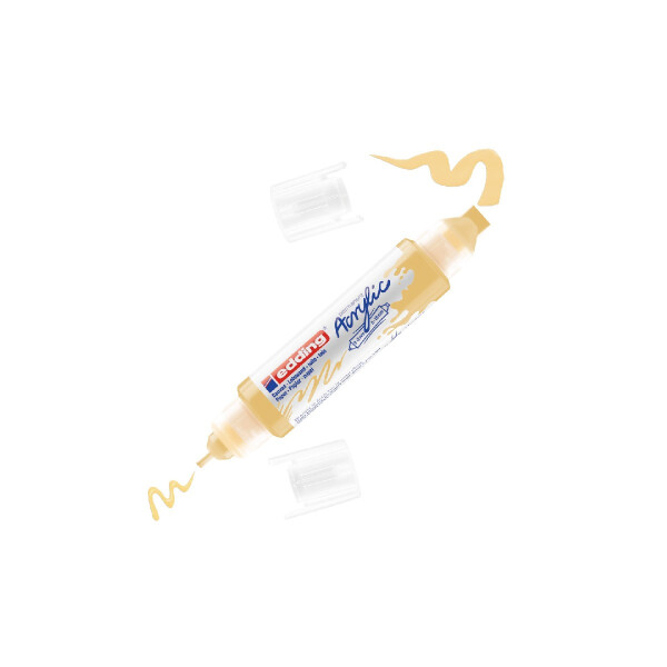 edding 4-5400915  5400 Acryl 3D Double Liner pastellgelb