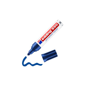 edding 4-550003  550 Permanentmarker blau