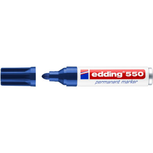 edding 4-550003  550 Permanentmarker blau