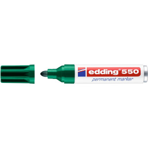 edding 4-550004  550 Permanentmarker grün