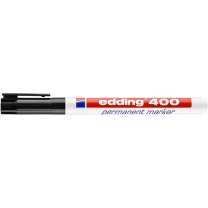 edding 400 Permanentmarker schwarz 4-400001