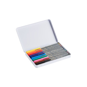 edding 4-55-10  55 Fineliner 10er-Metallbox sortiert