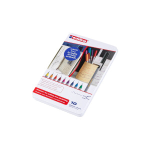 edding 4-55-10  55 Fineliner 10er-Metallbox sortiert
