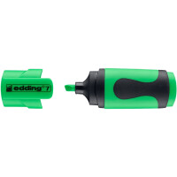 edding 4-7-10064  7 Mini Textmarker 10er-Polybeutel neongrün
