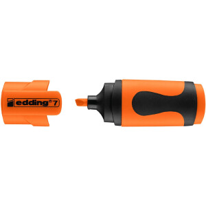 edding 4-7-10066  7 Mini Textmarker 10er-Polybeutel neonorange