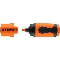 edding 4-7-10066  7 Mini Textmarker 10er-Polybeutel neonorange
