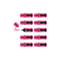 edding 4-7-10069  7 Mini Textmarker 10er-Polybeutel neonpink