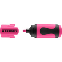 edding 4-7-10069  7 Mini Textmarker 10er-Polybeutel neonpink