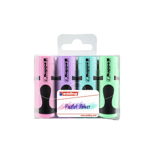 edding 04.07.4099  7 Mini Textmarker 4er-Set sortiert...