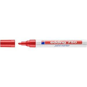 edding 4-750002  750 Lackmarker rot