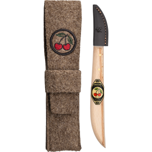 Kirschen 3306000 Kerbschnitzmesser in Filztasche 3358000...
