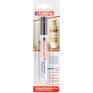 edding 4-750-1-1001  750 Glanzlackmarker 1er-Blister schwarz