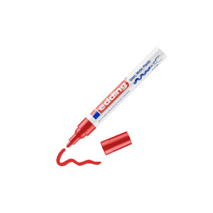 edding 4-750-9-002  750 Glanzlackmarker rot