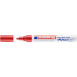 edding 4-750-9-002  750 Glanzlackmarker rot