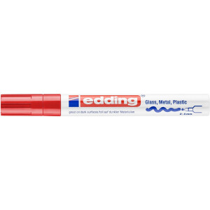 edding 4-750-9-002  750 Glanzlackmarker rot