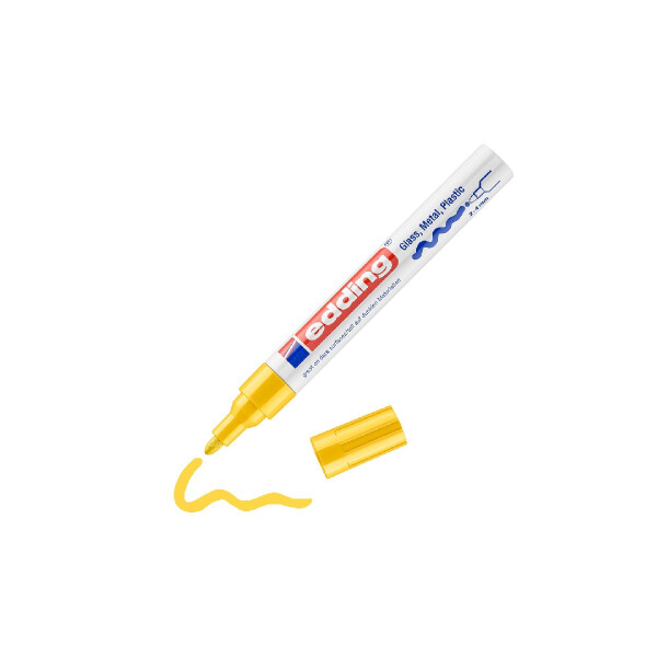 edding 4-750-9-005  750 Glanzlackmarker gelb