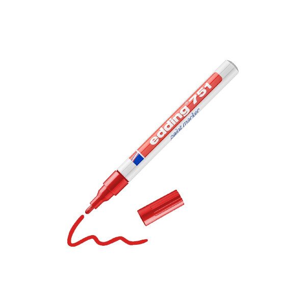 edding 4-751002  751 Lackmarker rot