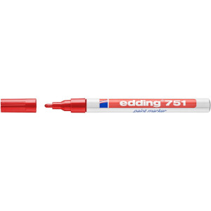 edding 4-751002  751 Lackmarker rot