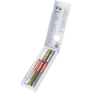 edding 4-751-3-999  751 Glanzlackmarker 3er-Set sortiert...