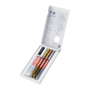 edding 4-751-5-999  751 Glanzlackmarker 5er-Set sortiert...