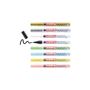 edding 4-751-8-099  751 Glanzlackmarker 8er-Set sortiert...