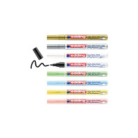 edding 4-751-8-099  751 Glanzlackmarker 8er-Set sortiert pastell