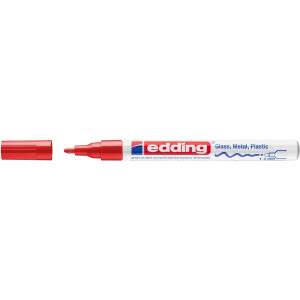 edding 4-751-9-002  751 Glanzlackmarker rot