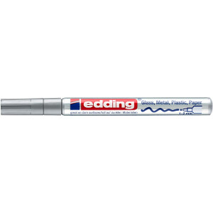 edding 4-751-9-054  751 Glanzlackmarker silber