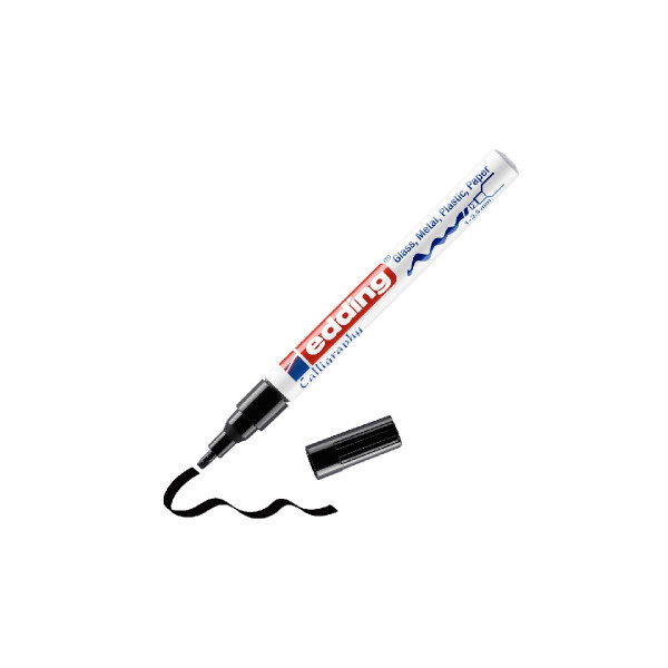 edding 4-753001  753 Glanzlackmarker Kalligrafie schwarz
