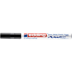 edding 4-753001  753 Glanzlackmarker Kalligrafie schwarz