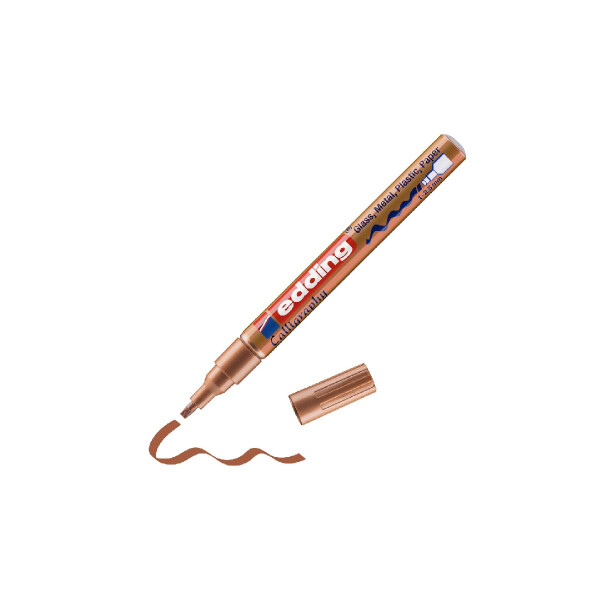 edding 4-753055  753 Glanzlackmarker Kalligrafie kupfer