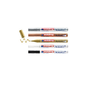 edding 4-753-5-999  753 Glanzlackmarker Kalligrafie...