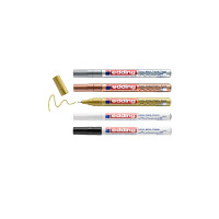 edding 4-780-5-999  780 Glanzlackmarker 5er-Set sortiert metallic basic