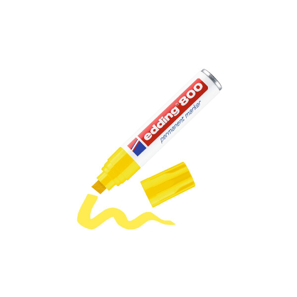edding 4-800005  800 Permanentmarker gelb