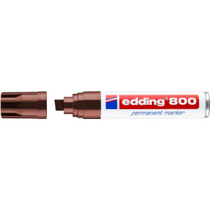 edding 4-800007  800 Permanentmarker braun