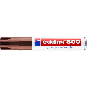 edding 4-800007  800 Permanentmarker braun