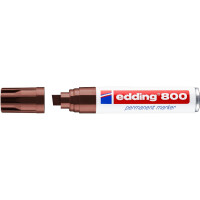 edding 4-800007  800 Permanentmarker braun