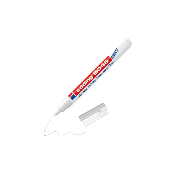 edding 4-8046-1-1049  8046 Ready white industry pen 1er-Blister