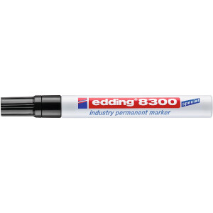 edding 4-8300001  8300 Industrie Permanentmarker schwarz