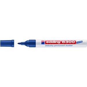 edding 4-8300003  8300 Industrie Permanentmarker blau